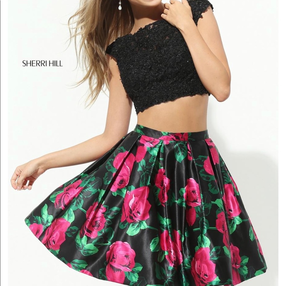 Sherri Hill 2 piece cocktail size 2